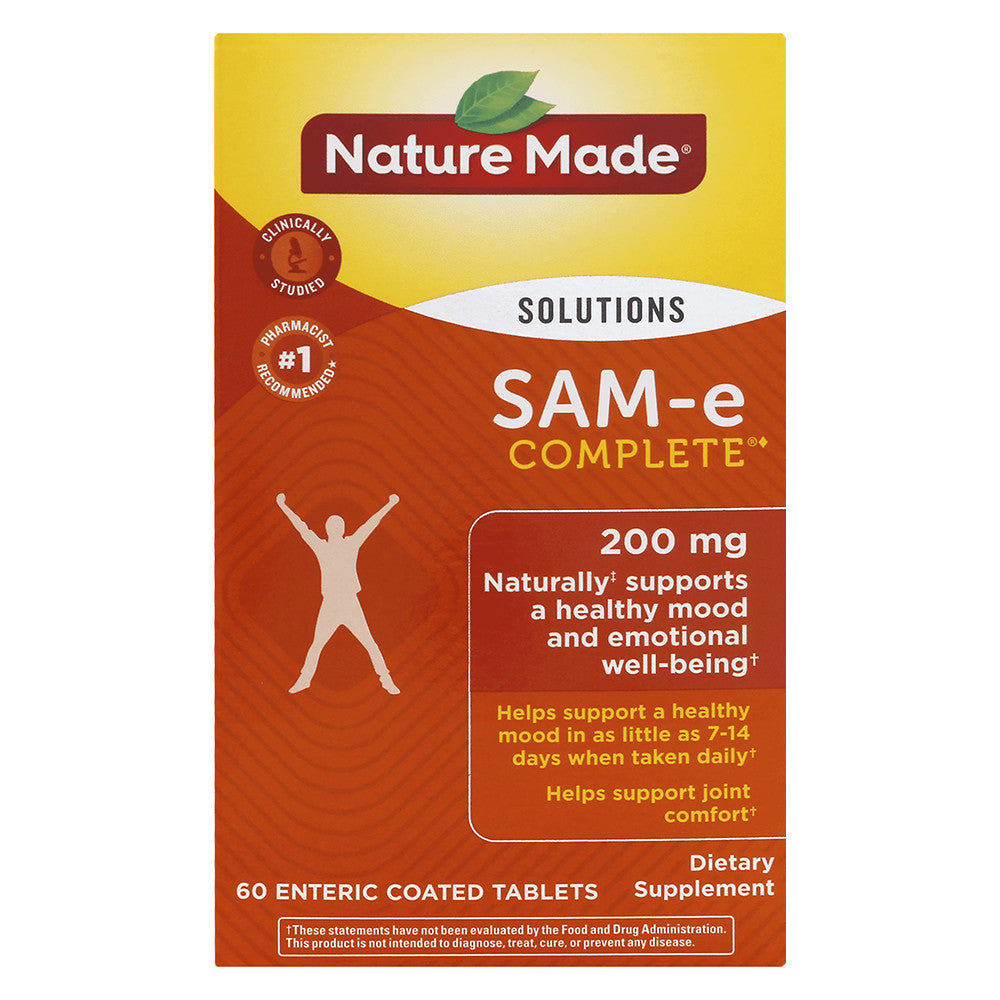 Nature Made Sam-E Complete 200 Mg Tablets - 60 Ea